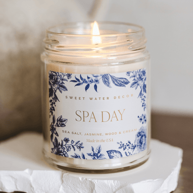 Spa Day 9 oz Soy Candle - The Bronze Butterfly