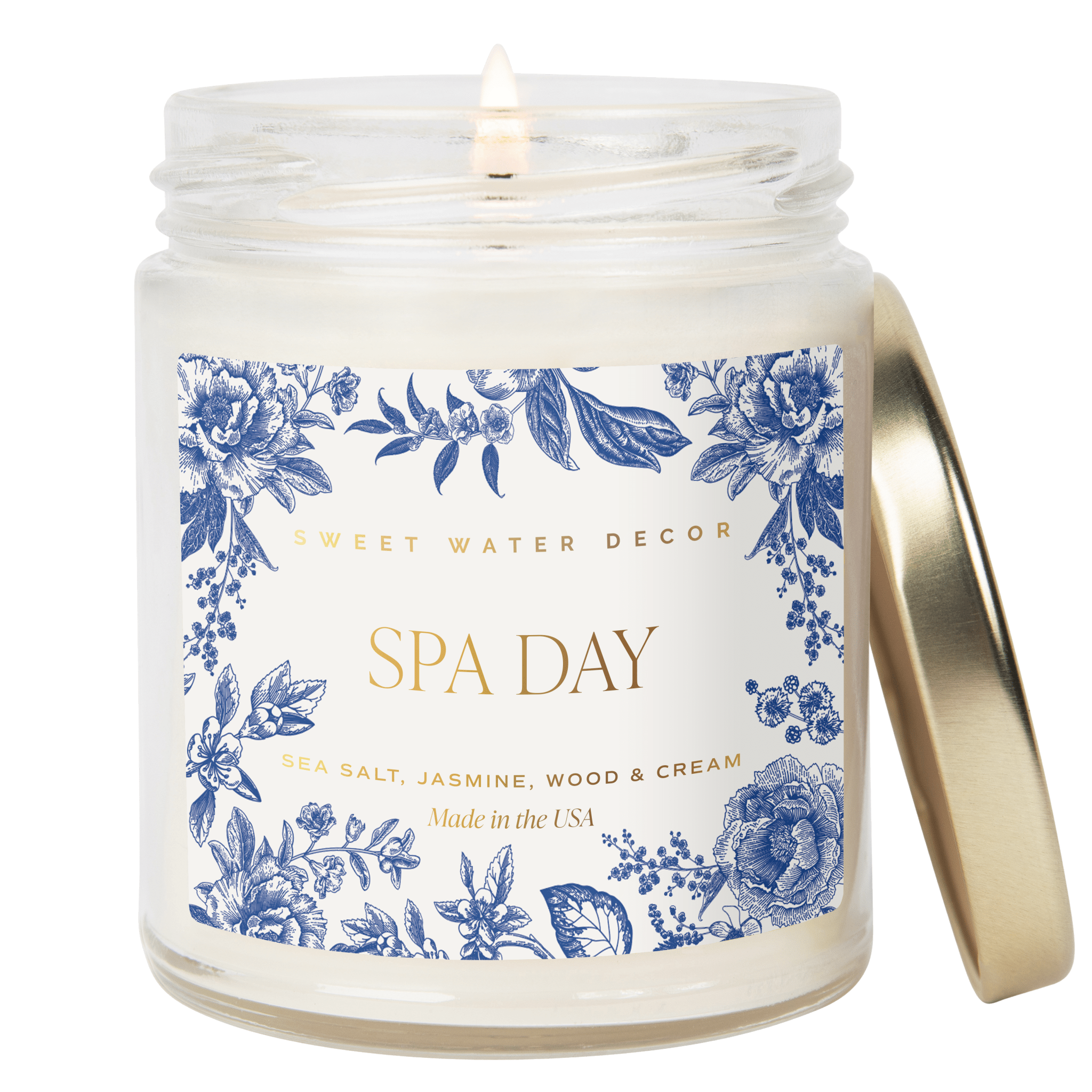 Spa Day 9 oz Soy Candle - The Bronze Butterfly