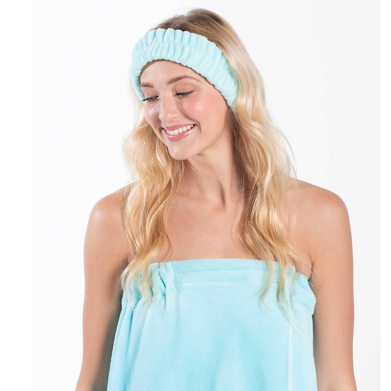 Spa Wrap - Aqua - The Bronze Butterfly