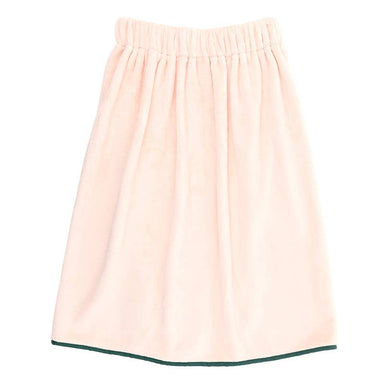Spa Wrap - Light Pink + Green Bow - The Bronze Butterfly