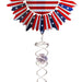 Spiral US Flag - Mini Set Wind Spinner - The Bronze Butterfly