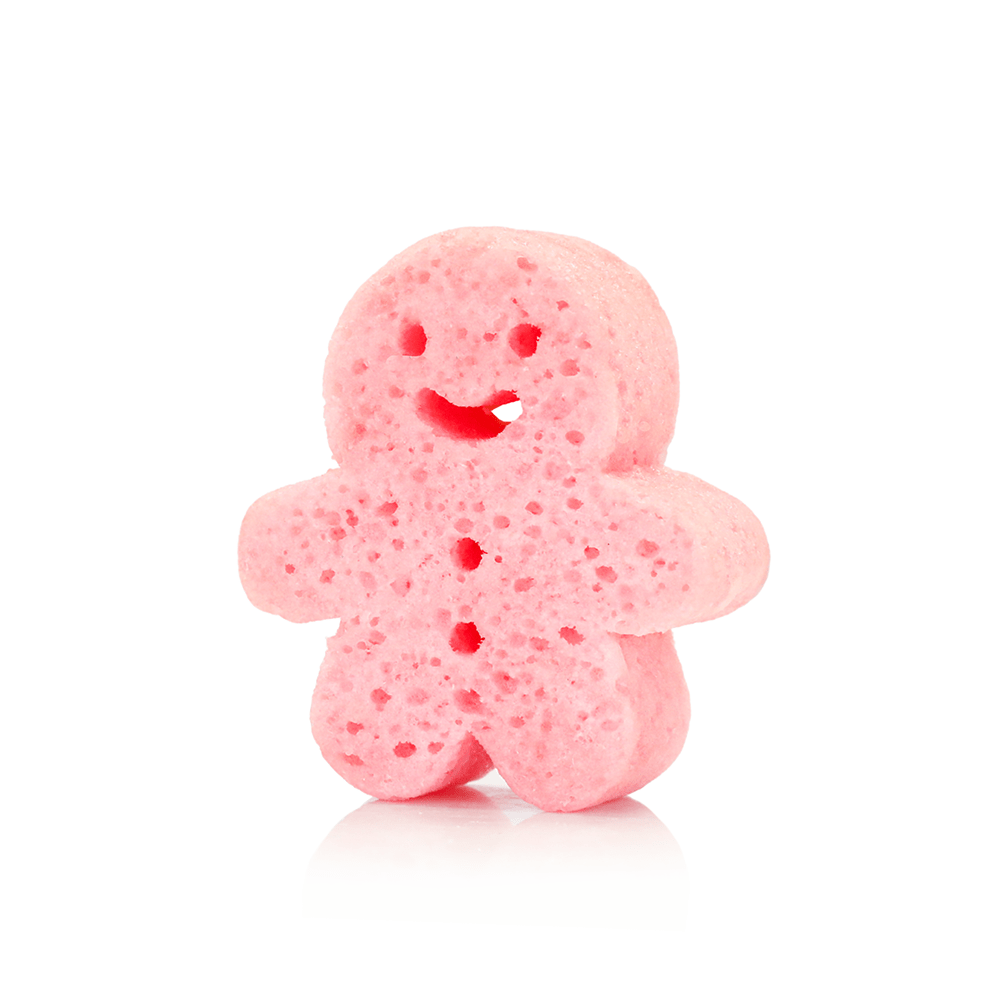 Spongellé Sugar Cookie Holiday Gingerbread body wash infused buffer. - The Bronze Butterfly