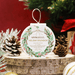 Spongellé’s® - Holiday Splendor - Golden Pear Holiday Wreath Body Buffer  - The Bronze Butterfly