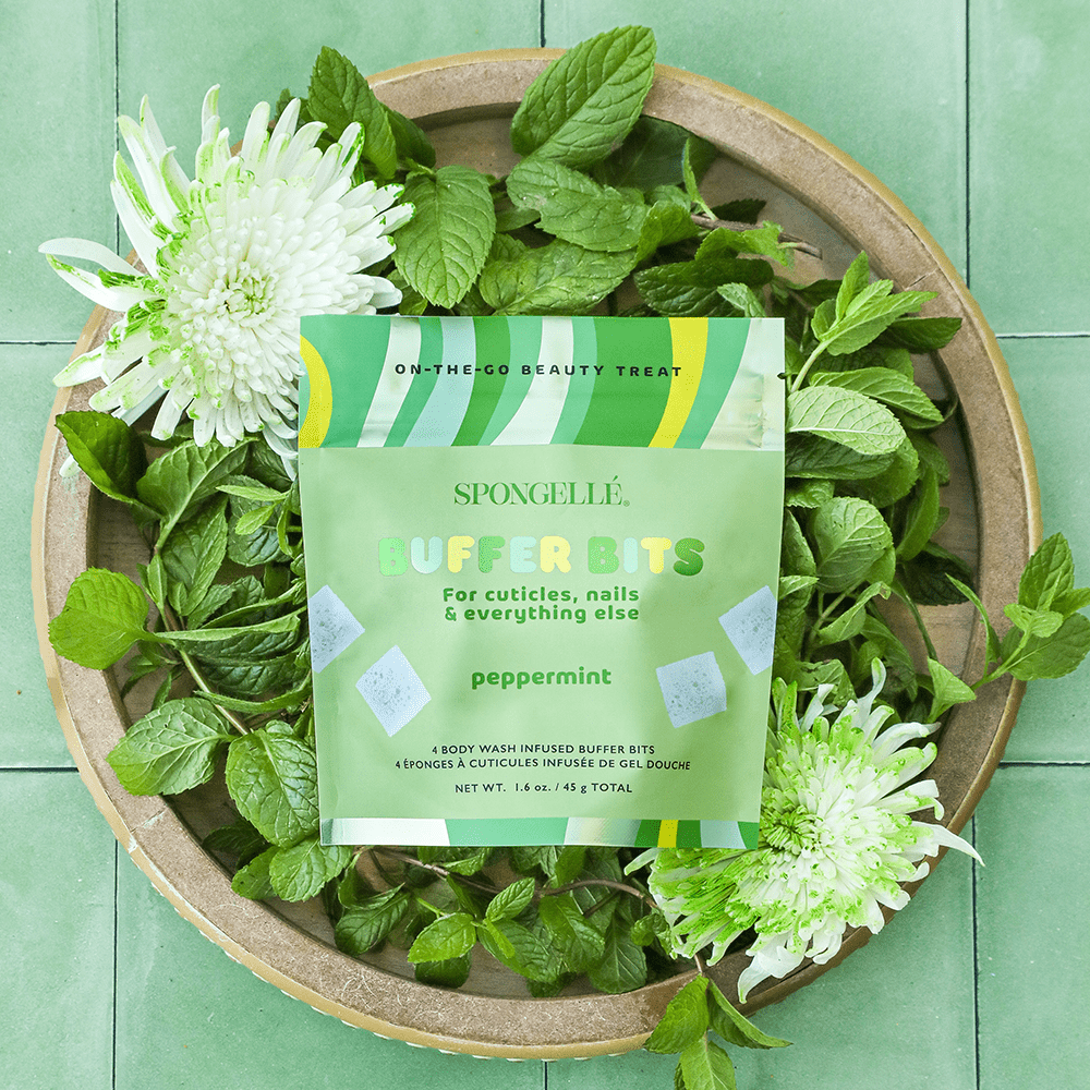 Spongellé’s® Peppermint PediPOP Buffer Bits - The Bronze Butterfly