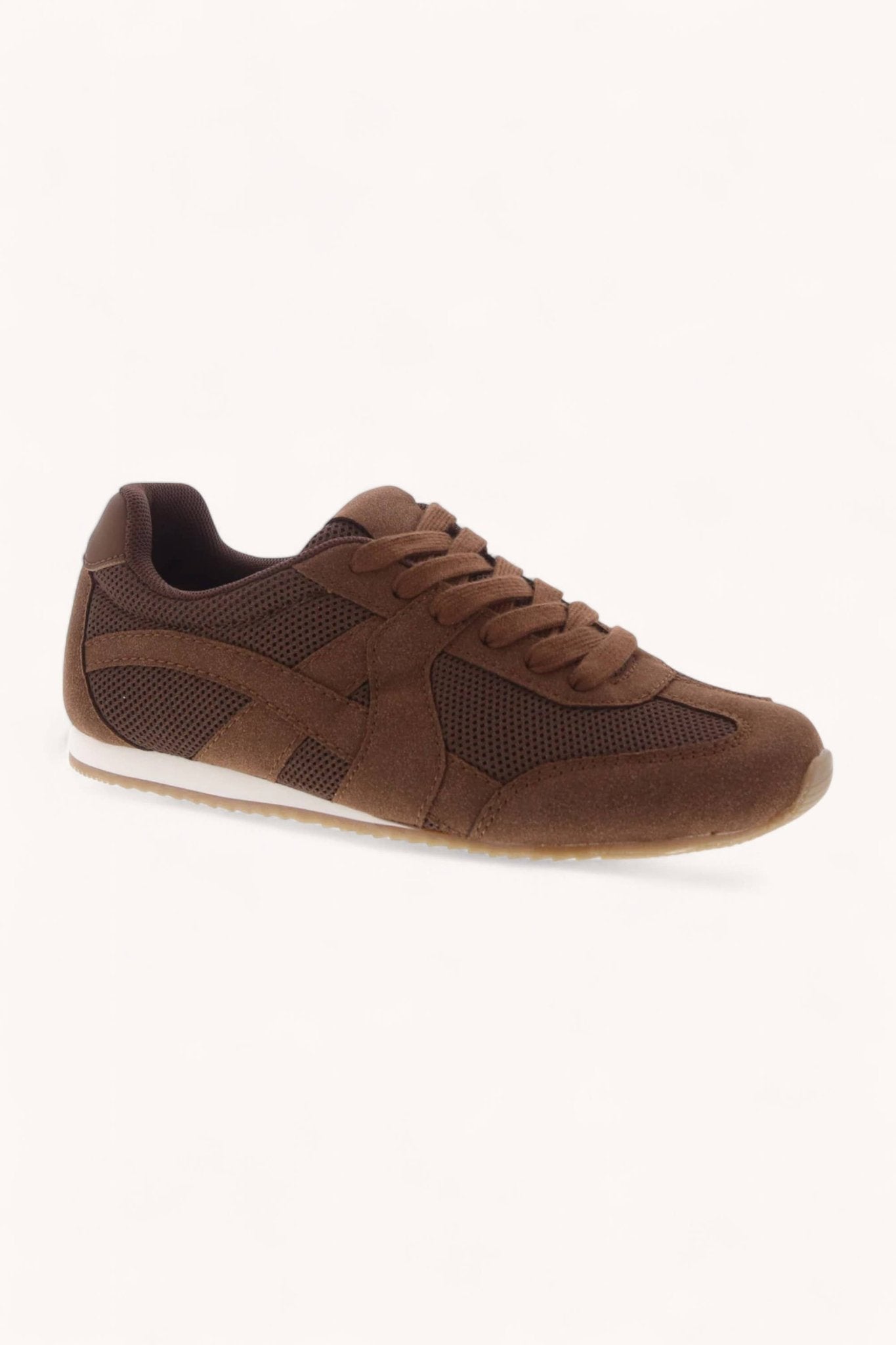 SPORTY MESH LACE - UP TRAINER SNEAKERS - The Bronze Butterfly