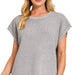 Stitch Detailed Oversized Sweater Vests - The Bronze Butterfly