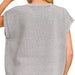 Stitch Detailed Oversized Sweater Vests - The Bronze Butterfly