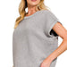Stitch Detailed Oversized Sweater Vests - The Bronze Butterfly