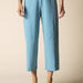 Stonewash Knit Flood Pant - The Bronze Butterfly