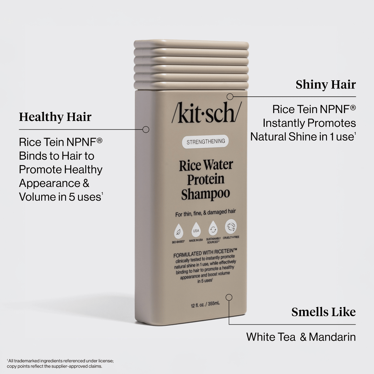 Strengthening Rice Water Shampoo - The Bronze Butterfly