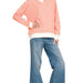 Striped rib banded pullover - The Bronze Butterfly