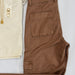 SUEDED TWILL CARGO PANTS - The Bronze Butterfly