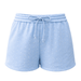 Sunkissed Coconut Baby Blue Polka Dot Shorts 100% Cotton - The Bronze Butterfly