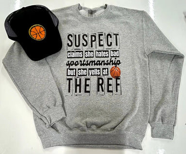 Suspect Basketball Sweatshirt - The Bronze Butterfly