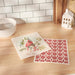 Swedish Dishcloth Set Winter Cardinal - The Bronze Butterfly