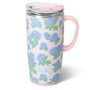 Swig Life Hydrangeas Travel Mug 22oz - The Bronze Butterfly