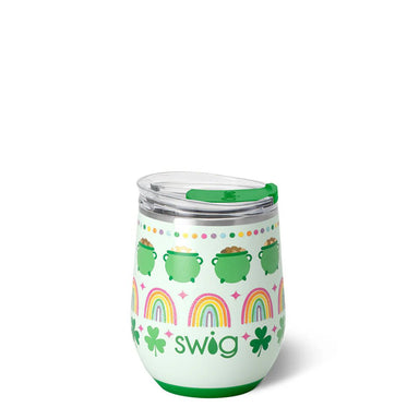 Swig LUCKY CHARM Stemless Wine 12oz - The Bronze Butterfly