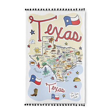 Swig State Tea Towel - Texas, New Mexico, Oklahoma - The Bronze Butterfly