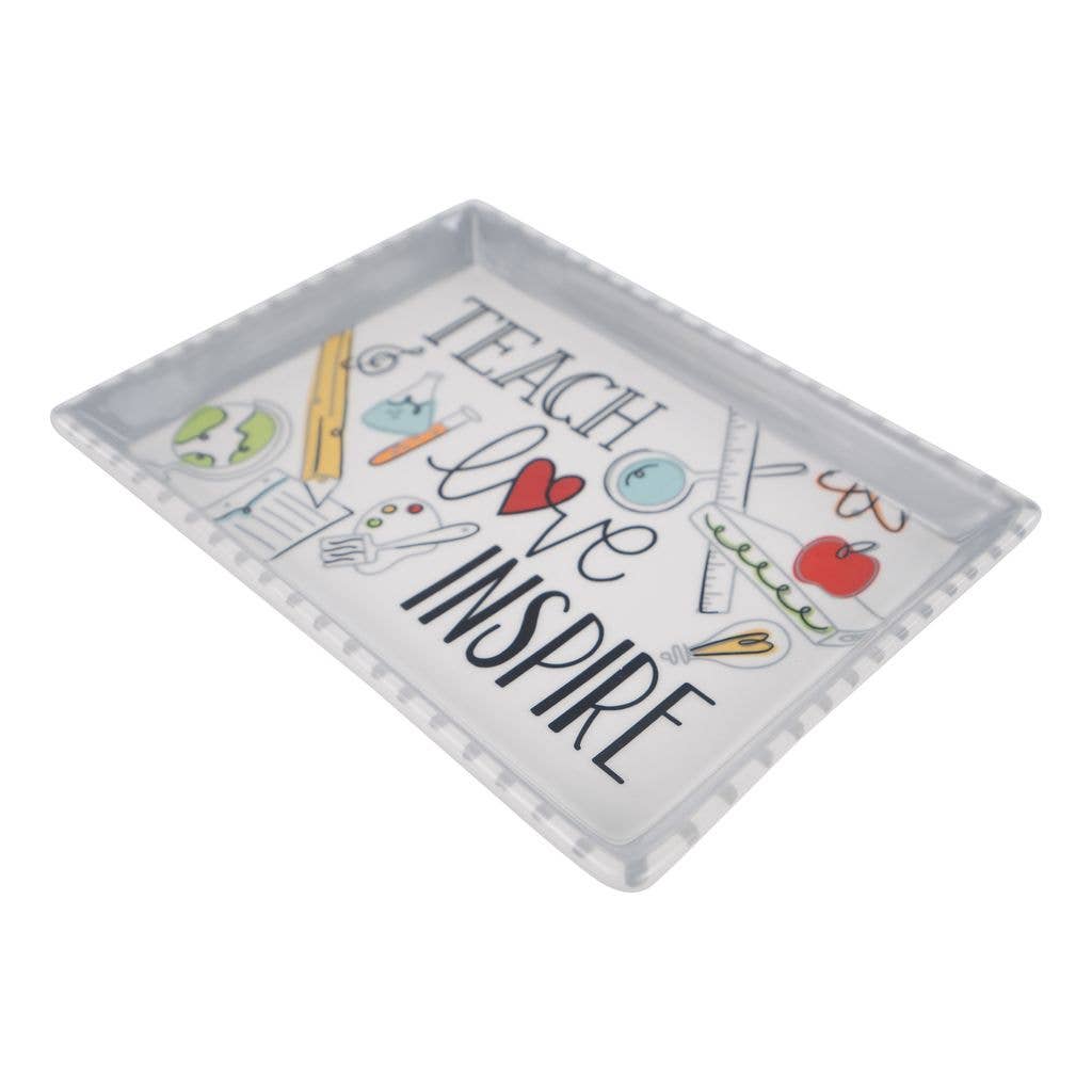 Teach Love Inspire Trinket Tray - The Bronze Butterfly
