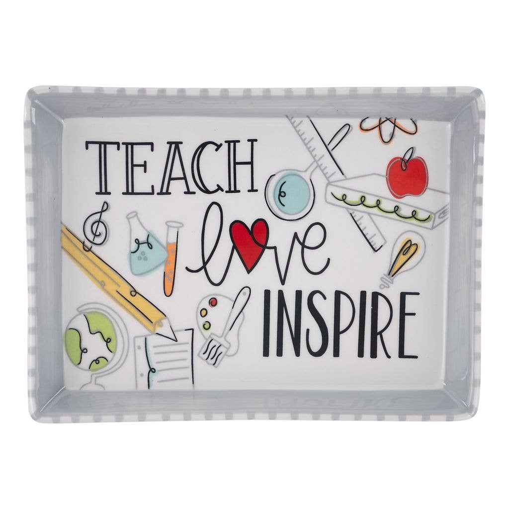 Teach Love Inspire Trinket Tray - The Bronze Butterfly