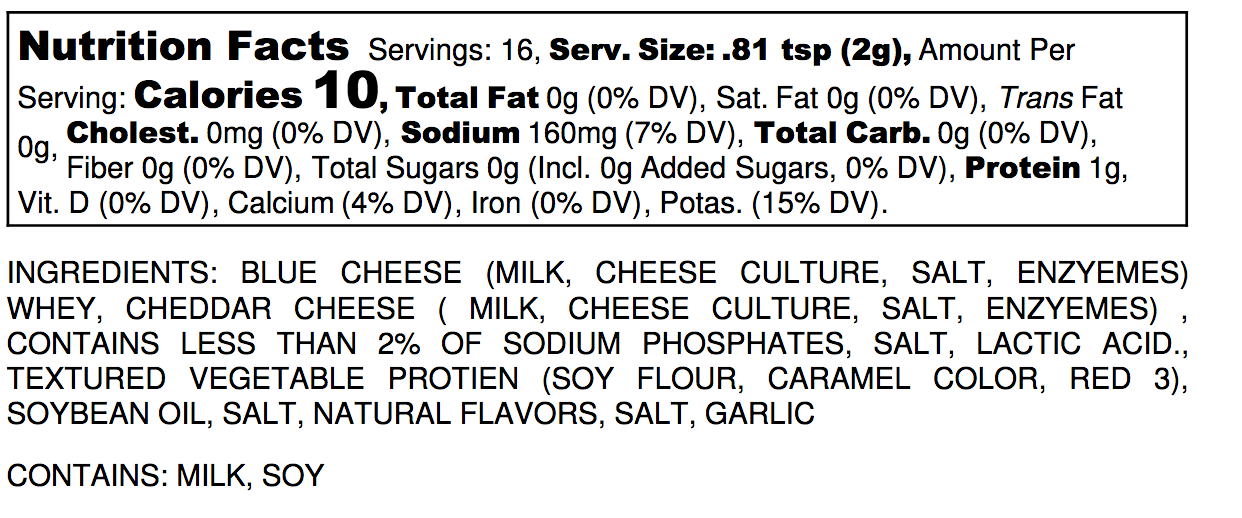 The Resident Chef Bacon and Blue Cheese - The Bronze Butterfly