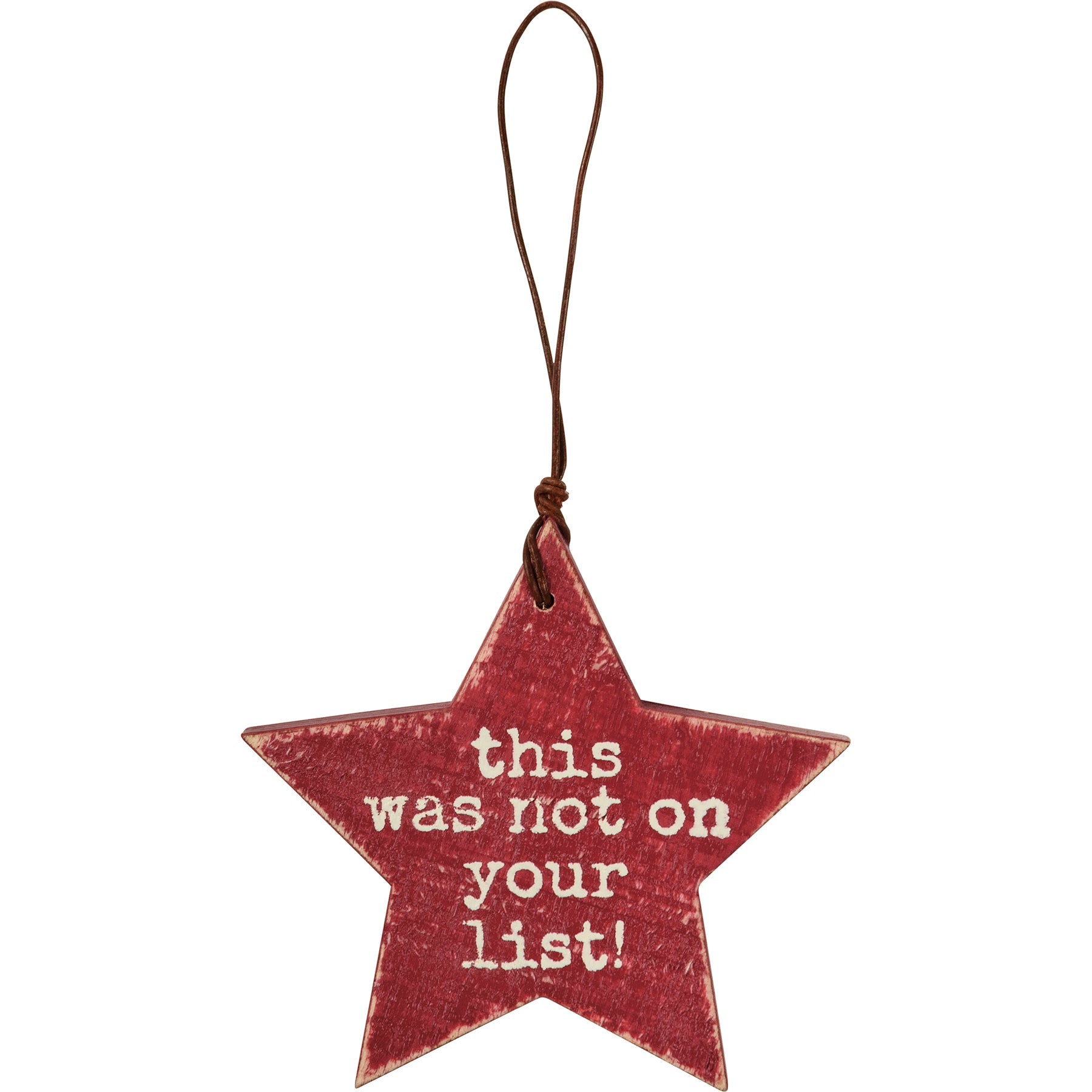 THIS WAS NOT ON YOUR LIST GIFT TAG - The Bronze Butterfly