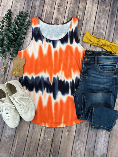 Tiffany Tank - Spooky Tie Dye - The Bronze Butterfly