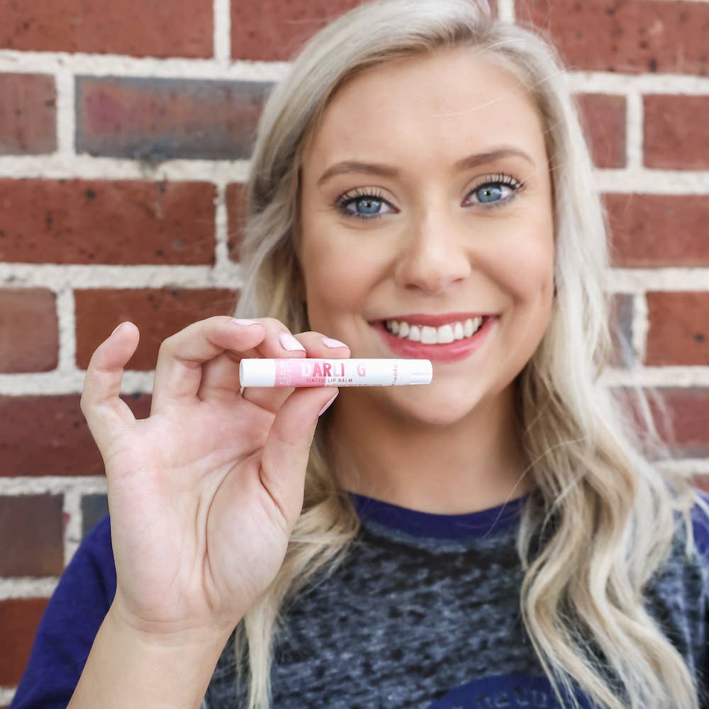 Tinted Lip Balm - Darling - The Bronze Butterfly