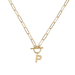Toggle Initial Necklaces in Gold - The Bronze Butterfly