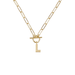 Toggle Initial Necklaces in Gold - The Bronze Butterfly