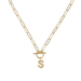 Toggle Initial Necklaces in Gold - The Bronze Butterfly