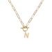 Toggle Initial Necklaces in Gold - The Bronze Butterfly