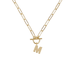 Toggle Initial Necklaces in Gold - The Bronze Butterfly