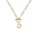 Toggle Initial Necklaces in Gold - The Bronze Butterfly