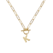 Toggle Initial Necklaces in Gold - The Bronze Butterfly