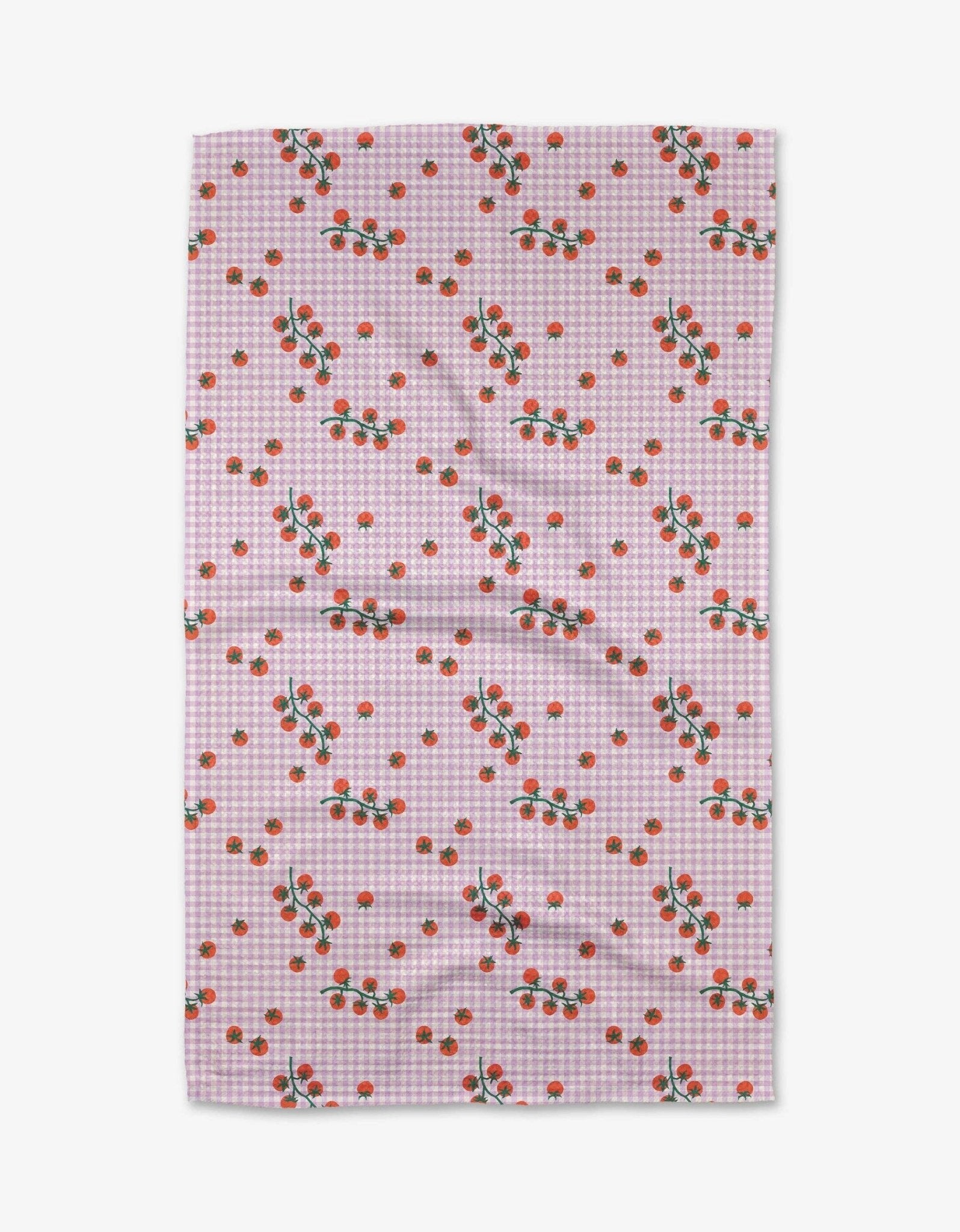 Tomato Gingham Tea Towel - The Bronze Butterfly