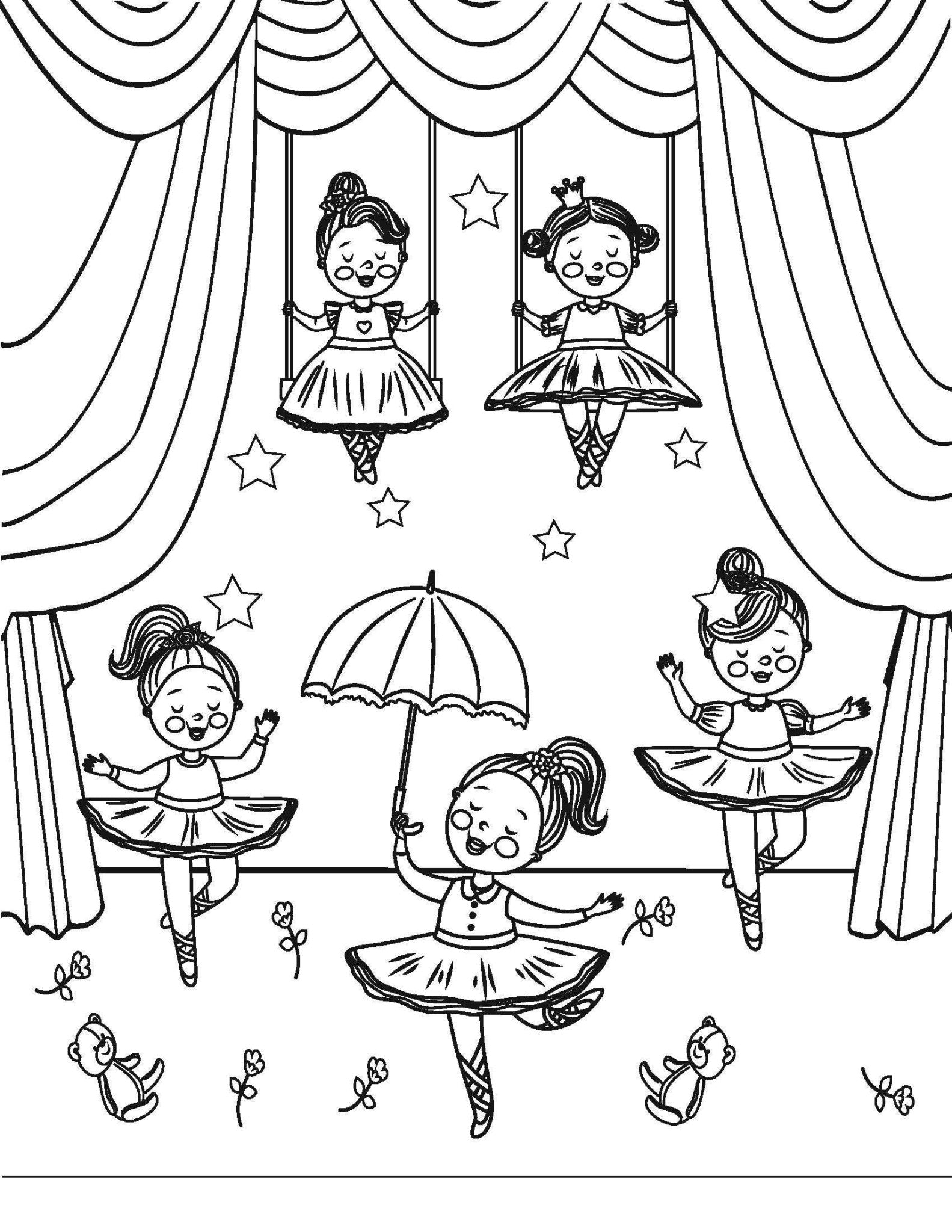 Trace Erase Ballerina - Drawing, Tracing set - The Bronze Butterfly