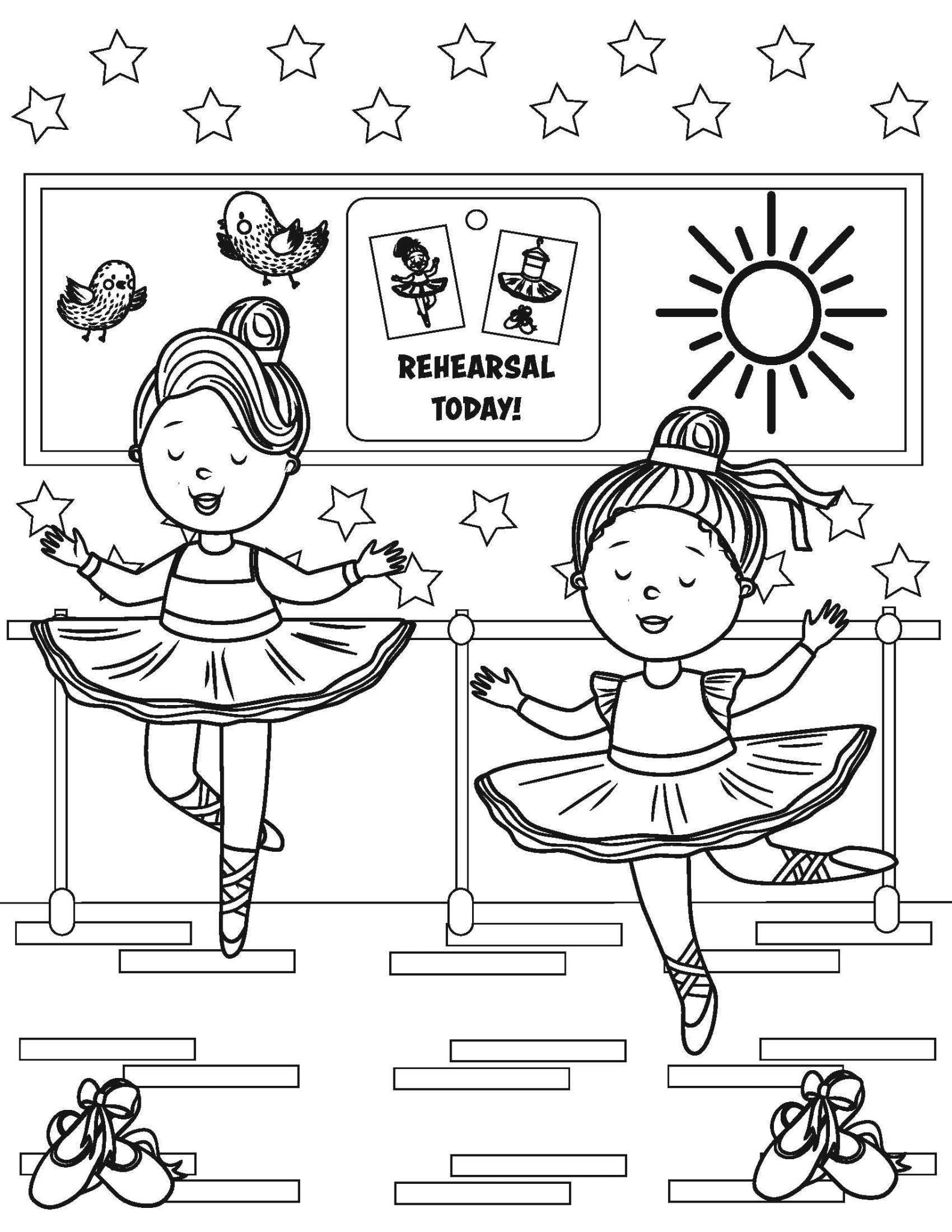 Trace Erase Ballerina - Drawing, Tracing set - The Bronze Butterfly