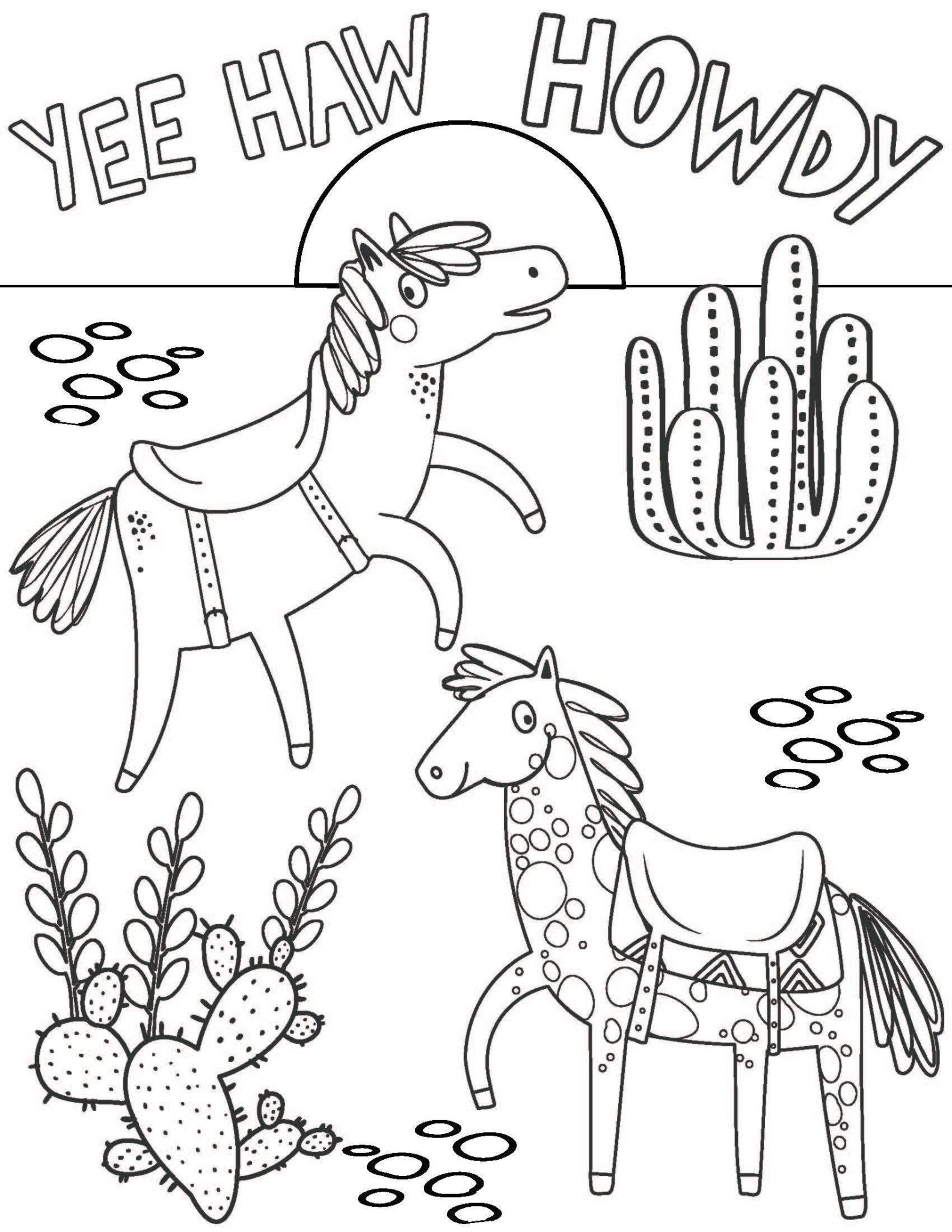 Trace Erase Cowboys Girls Drawing, Tracing Set - The Bronze Butterfly