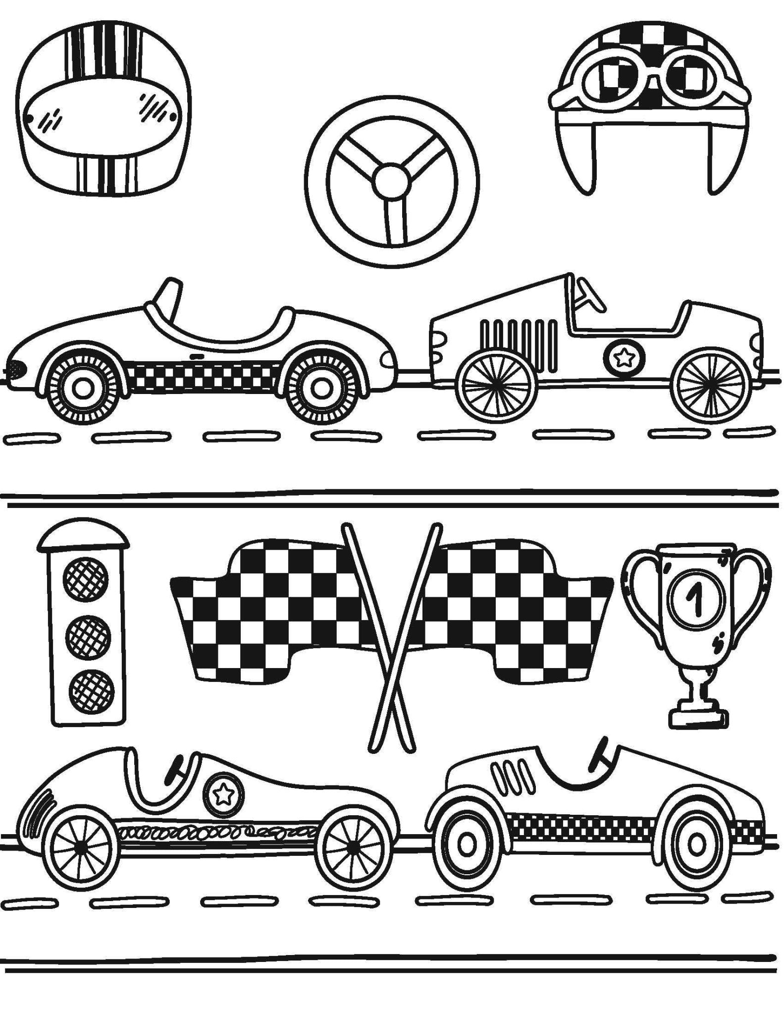 Trace Erase Race Day - Drawing, Tracing Set - The Bronze Butterfly