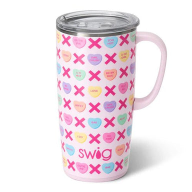 Travel Mug (22oz) Be Mine - Swig Life - The Bronze Butterfly