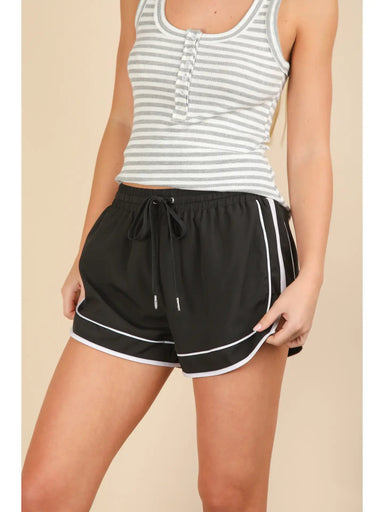 Two Tone Activewear Shorts - The Bronze Butterfly