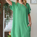 Urban Ribbed Mini Dress with Side Pocket Plus Size - The Bronze Butterfly
