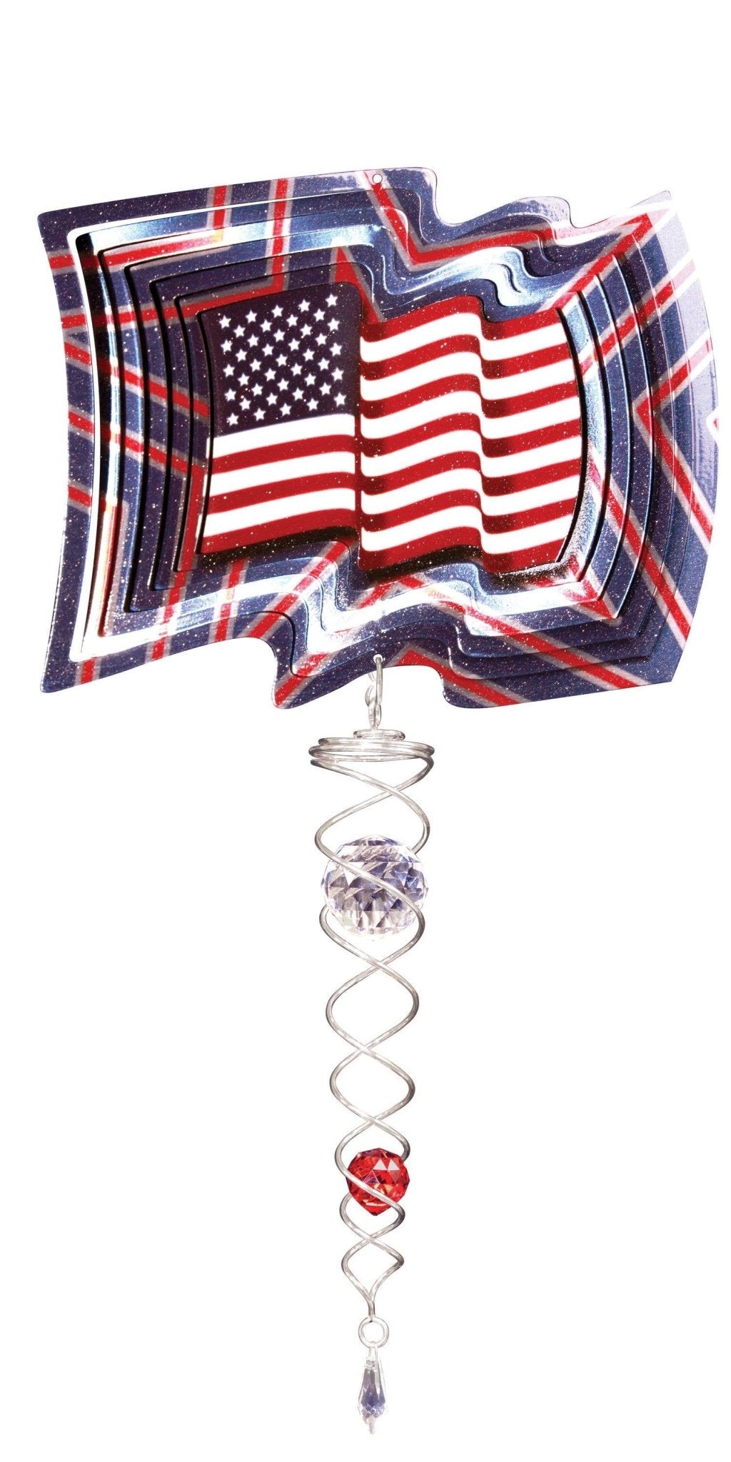 US Flag - Mini Set Wind Spinner - The Bronze Butterfly
