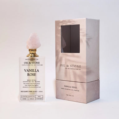 Vanilla Rose - Rose Quartz Premium Oil Perfume - The Bronze Butterfly