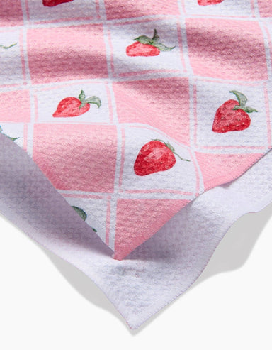 Vera Strawberries Tea Towel - The Bronze Butterfly