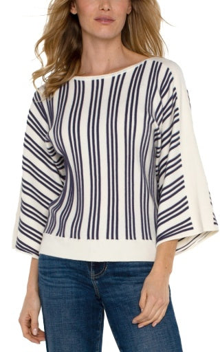 3/4 Sleeve Dolman Sweater - Liverpoole