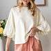 Washed Bubble Sleeve Top - Oli and Hali - The Bronze Butterfly