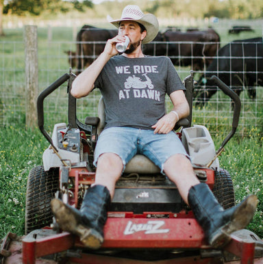 We Ride at Dawn Men's Shirt - The Bronze Butterfly