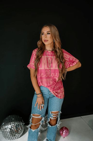 Western Lingo Tee - Pop - The Bronze Butterfly